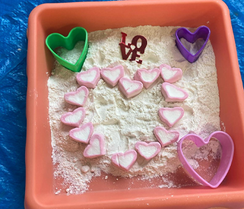 Hearts and messy play